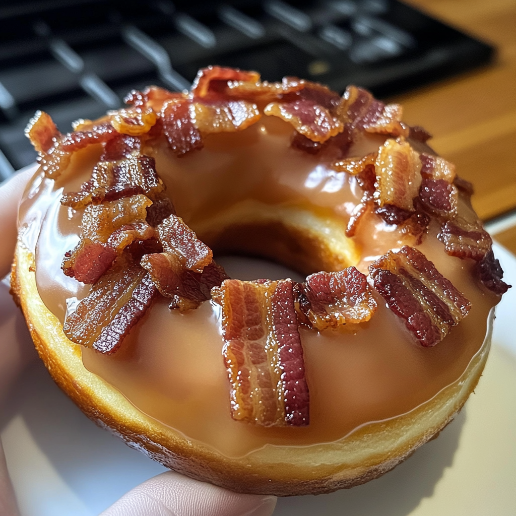 Who invented the maple bacon donut?